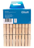 Elliott FSC Birchwood 36 Wooden Pegs