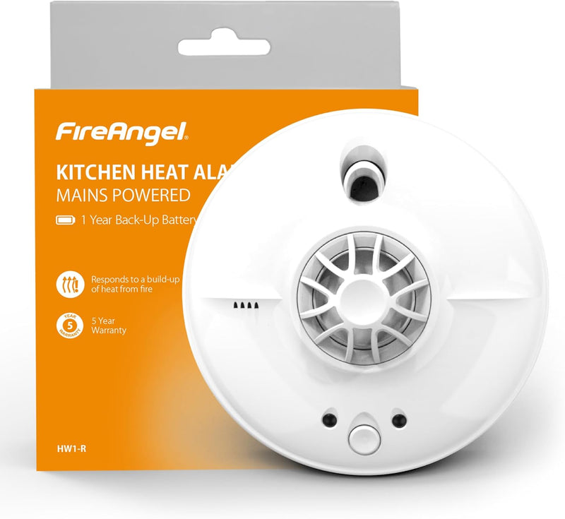 FireAngel Kitchen Heat Alarm Mains Powered HW1-R