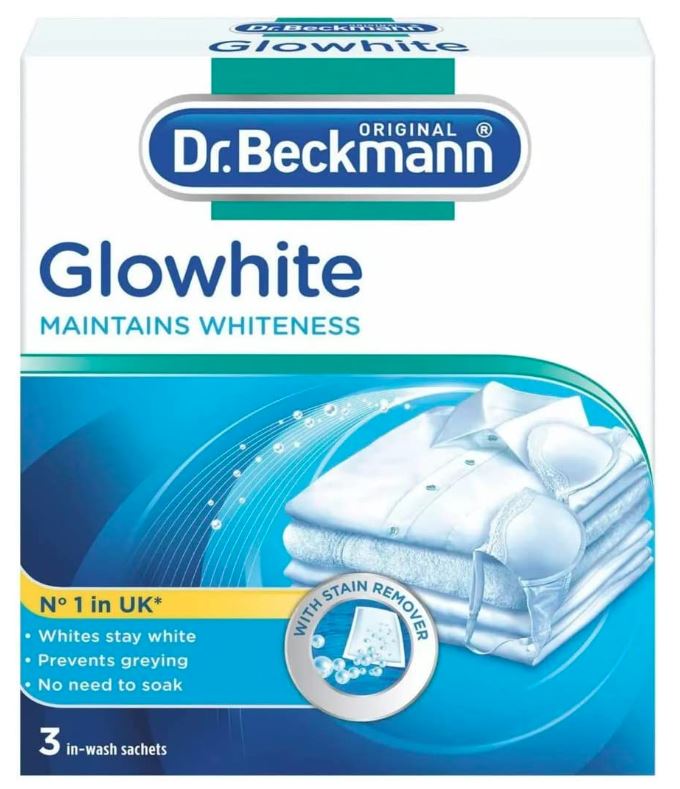 Dr. Beckmann Glowhite with Stain Remover, 3 Sachets