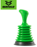 Buffalo Mini Sink & Basin Plunger Green 17.5cm