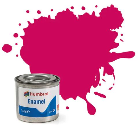 Humbrol Enamel Paint No.51 Sunset Red Metallic 14ml