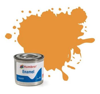 Humbrol Enamel Paint No.54 Brass Metallic 14ml