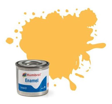 Humbrol Enamel Paint No.7 Light Buff Gloss 14ml