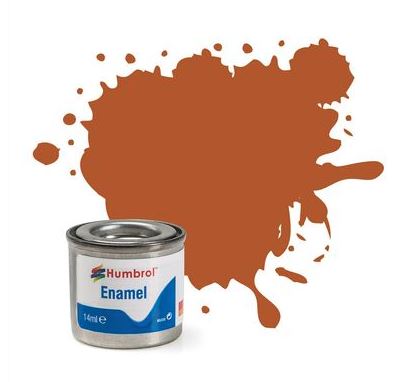 Humbrol Enamel Paint No.9 Tan Gloss 14ml