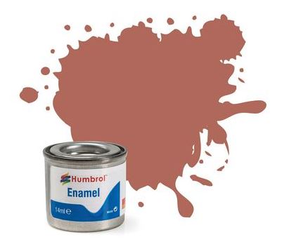Humbrol Enamel Paint No. 113 Rust Matt 14ml