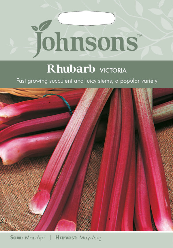 Johnsons Seeds Rhubarb Victoria