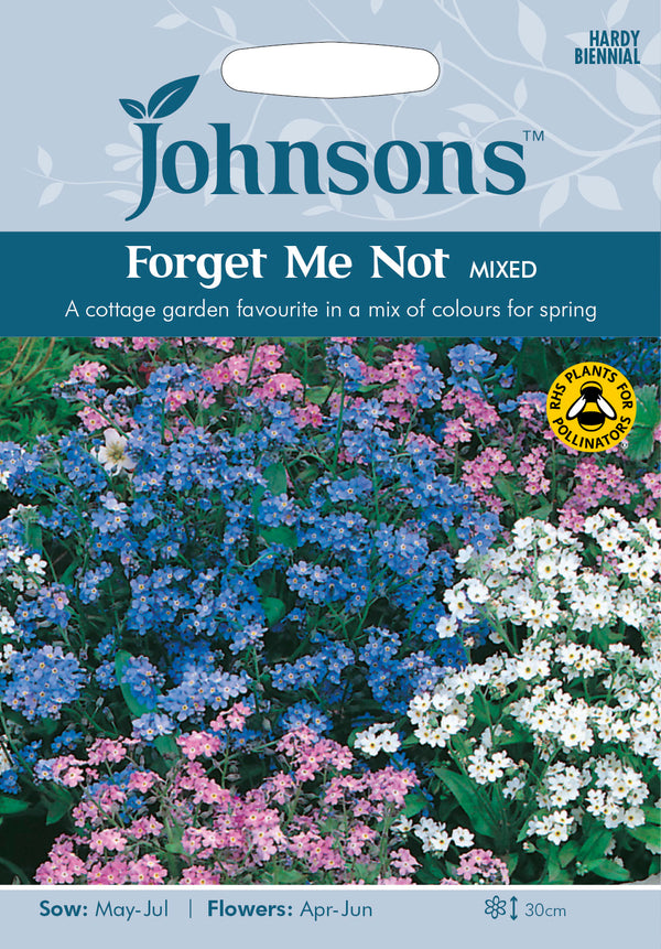 Johnsons Seeds Forget Me Not Mixed