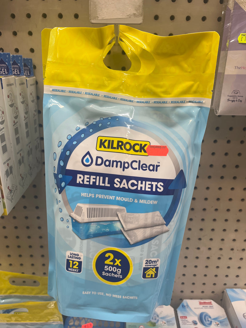 Kilrock Damp Clear Refill 2 Sachets x 500g