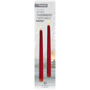 Premier Red Taper Candles With FlickaBright Flame