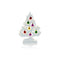 Premier White Wooden Christmas Tree with LEDs & Baubles