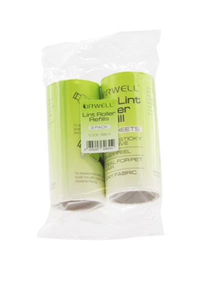 Orwell Lint Roller Refill 5m 2 pack