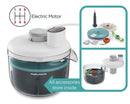 Morphy Richards Prepstar 4L Compact Food Processor – 350W, 6 Attachments