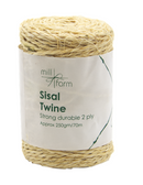 Mill Farm 2ply Sisal Twine Spool Jumbo 250g / 70m
