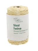 Mill Farm 2ply Sisal Twine Spool Small 125g/ 35m