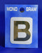 28mm Monogram Gold Self Adhesive Vinyl Letter 'B'