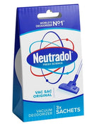 Neutradol Vac Sac Original Vaccum Deodoriser 3 Sachet