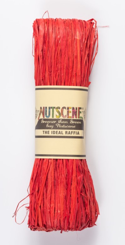 Nutscene Raffia Ribbon Red Gift Wrapping Craft Garden | Thorns DIY