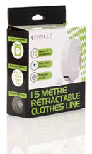Orwell Single Line Retractable Clothes Line 15m