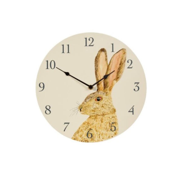 Outside In Designs Hare Wall Clock 30cm