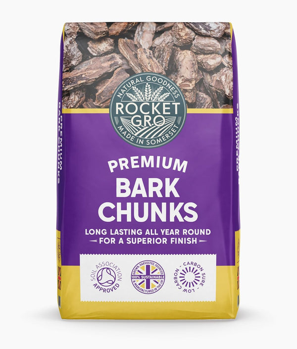 RocketGro Premium Bark Chunks 50 Litre NORFOLK DELIVERY