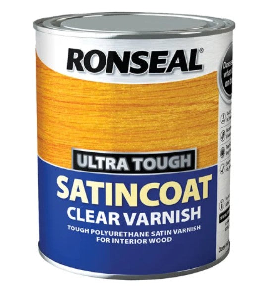 Ronseal Satincoat Interior Clear Varnish 750ml