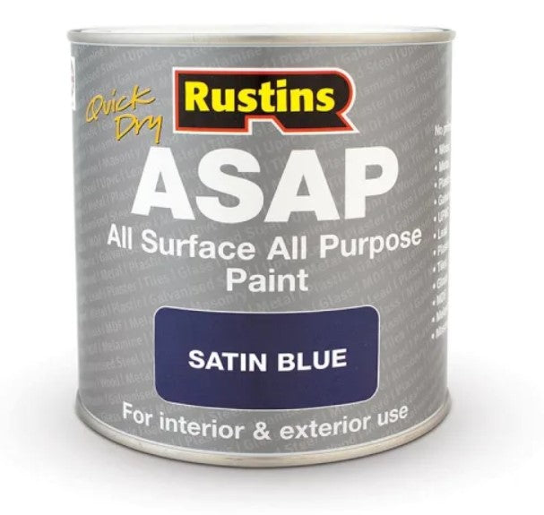 Rustins ASAP All Surface All Purpose 250ml Satin Blue