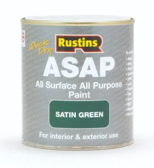 Rustins ASAP All Surface All Purpose 500ml Satin Green