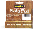 Rustins Plastic Wood Filler Tube Teak 125g