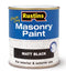 Rustins Quick Dry Masonry Paint 250ml Matt Black