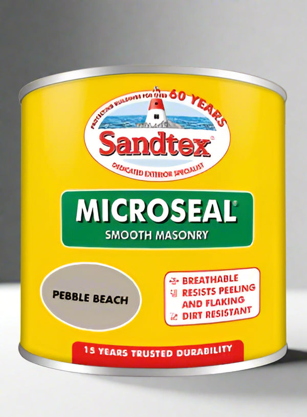 Sandtex Smooth Pebble Beach Masonry Paint 150ml Tester