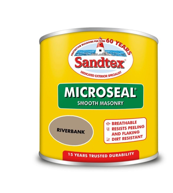 Sandtex Smooth Riverbank Masonry Paint 150ml Tester