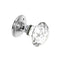 Securit Glass Solitaire Mortice Knobs Chrome Plated 60mm
