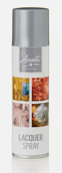 Premier Accents Silver Lacquer Spray 150ml