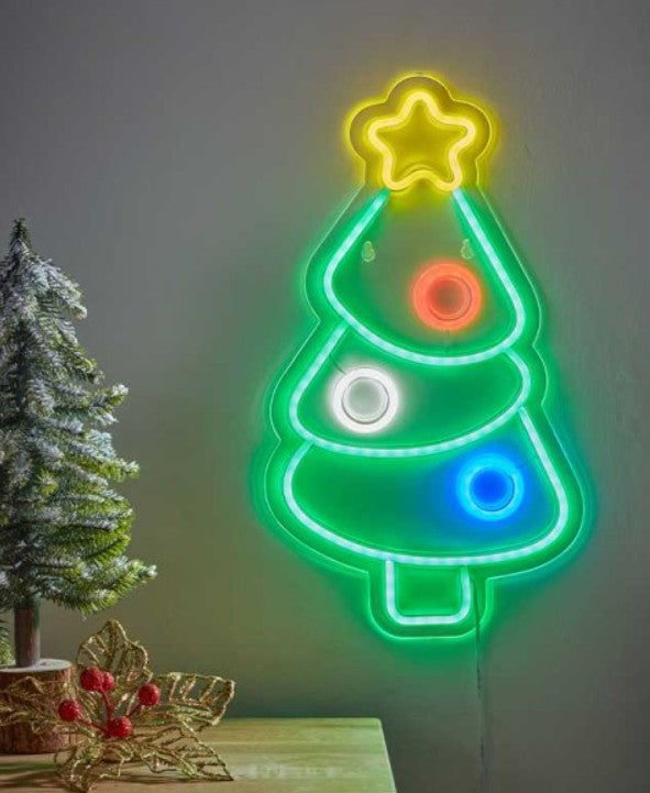 Smart Garden NeonEsque Neon LED Bauble Christmas Tree Sign