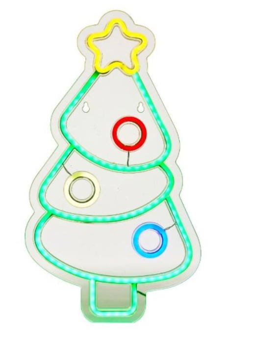Smart Garden NeonEsque Neon LED Bauble Christmas Tree Sign