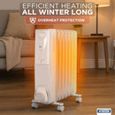 Status 7 Fin Oil Filled Radiator 1500w