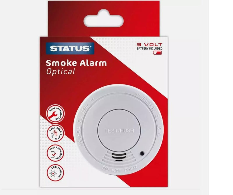 Status Optical Smoke Alarm Detector