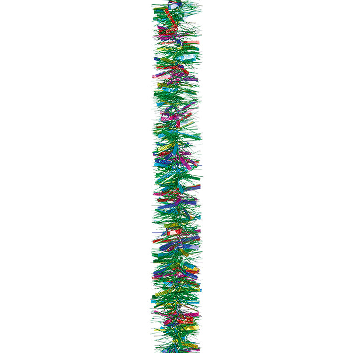 Premier Multi Laser Chunky Fine Cut Tinsel 2M x 10cm Green