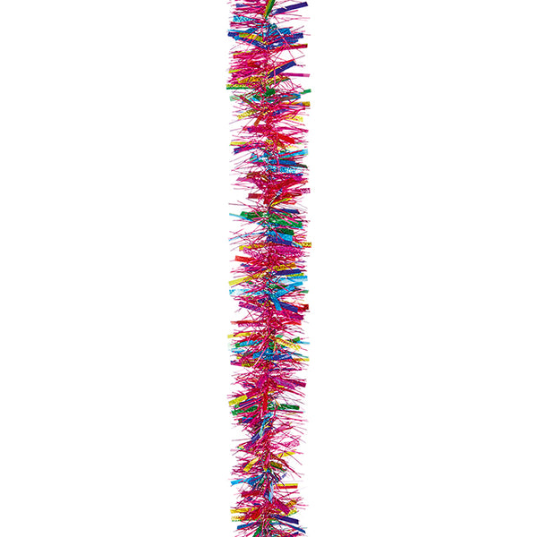 Premier Multi Laser Chunky Fine Cut Tinsel 2M x 10cm Pink