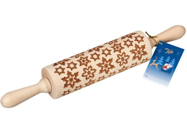 Tala Originals Christmas Snowflake Rolling Pin