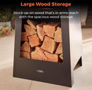 Tower Obelisk Wood Burner Chiminea With Storage T978509