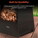 Tower Obelisk Wood Burner Chiminea With Storage T978509