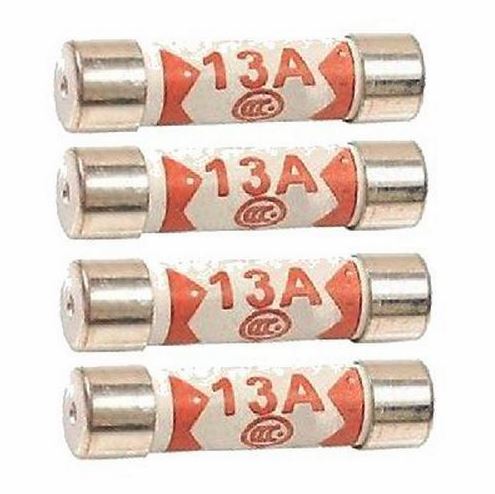 WWP 1448 13A 1" BS1362 Plug Fuses Pack of 4