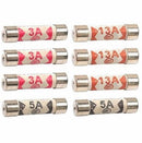 WWP 1450 9 Pack of Mixed Plug Top Fuses 3A, 5A, 13 AMP