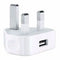 WWP 2913 1000MA White USB Mains Single Plug