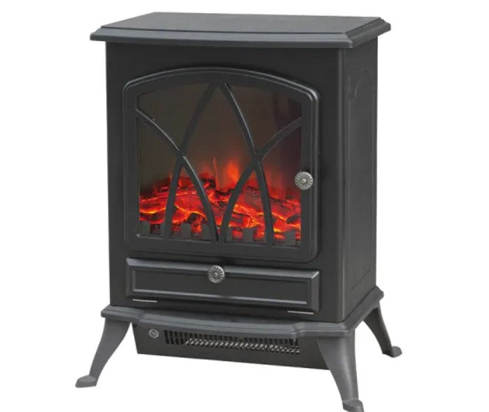 Warmlite Stirling Electric Stove 2kW Black WL46018