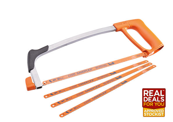 Bahco 300mm (12in) Hacksaw with 3 extra Blades