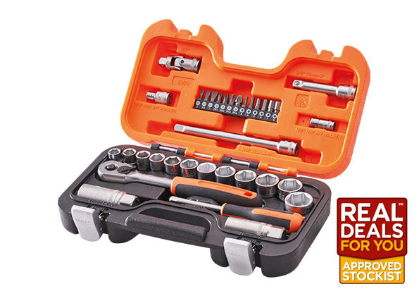 Bahco 34 Piece 3/8in Square Drive Socket Set