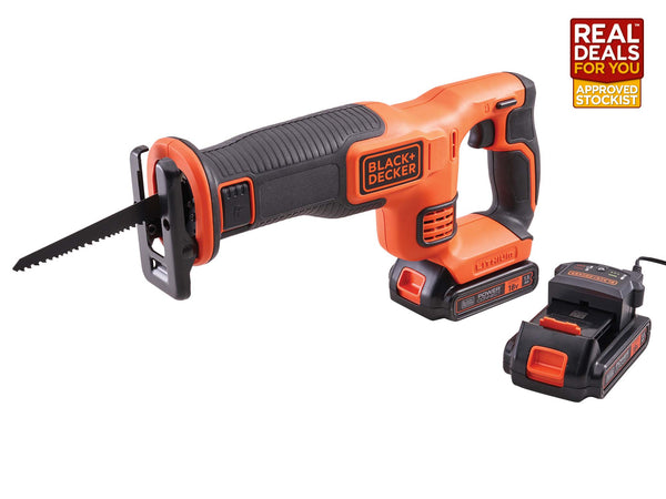 Black & Decker 18V Reciprocating Saw with Li-Ion Battery