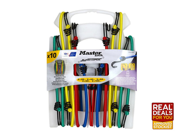 Master Lock 10 Piece Bungee Set